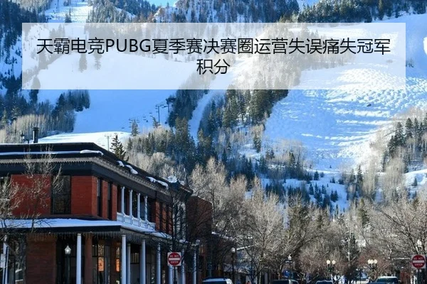 天霸电竞PUBG夏季赛决赛圈运营失误痛失冠军积分